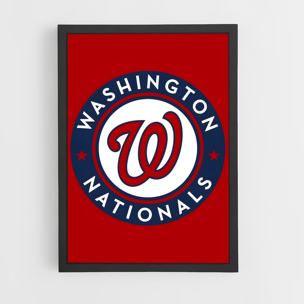 Poster Washington de nationals – affiche Baseball (vue 2)